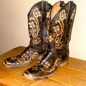 CORRAL WOMEN'S HONEY COWHIDE WESTERN BOOTS